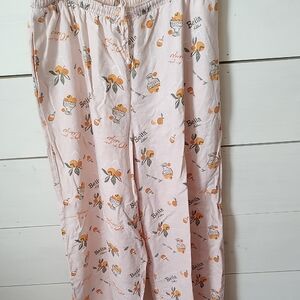 Wild Fable Women's Playful Orange & Peach Fruit Print Pants.